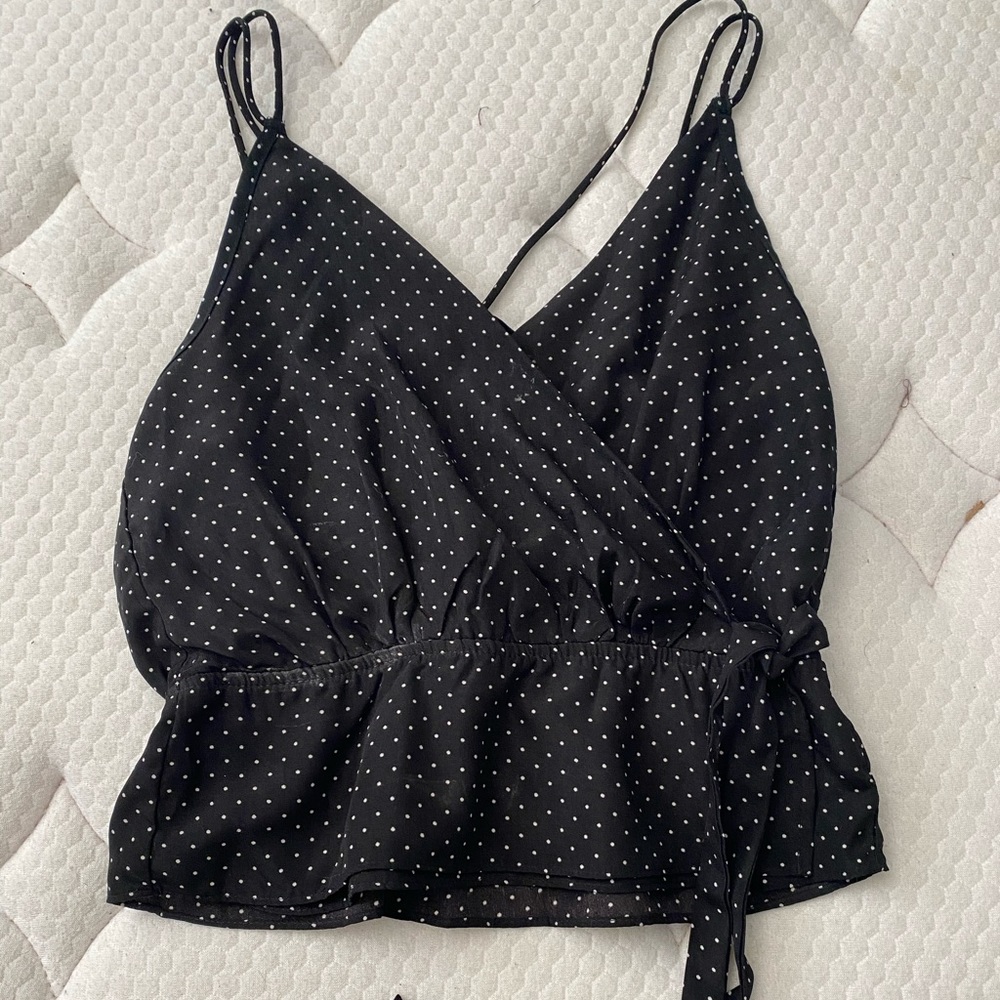 Polka dot tank top